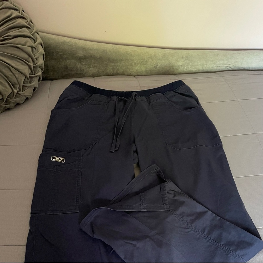 Women's Navy Scrub Pants